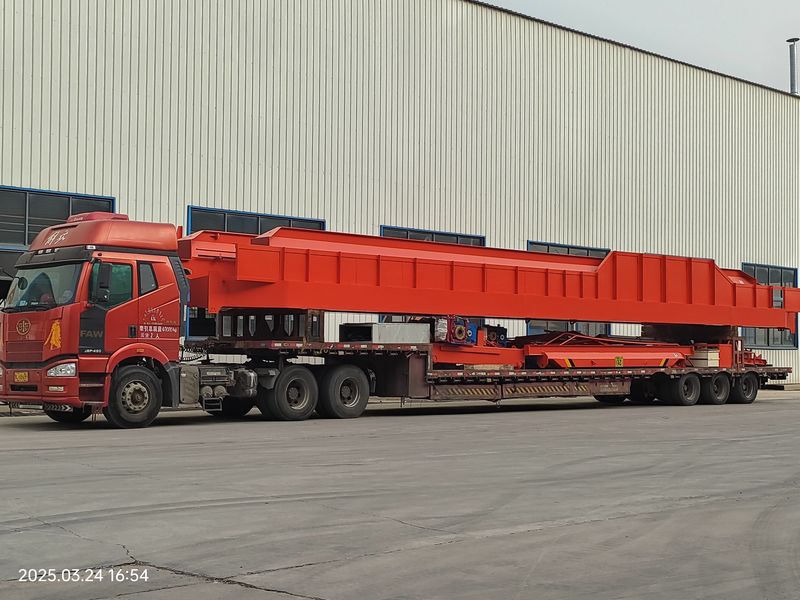 通用橋式起重機 QDXX32/5t—19.5m 電動單梁橋式起重機 2臺 LD10t—16.5m 制作完成，發(fā)往河北石家莊交付客戶使用。