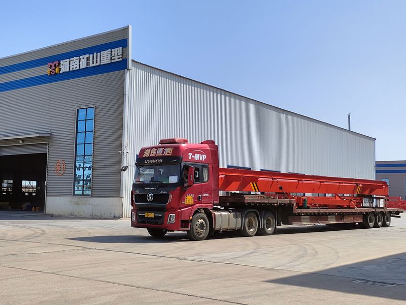 電動葫蘆門式起重機  MHxh10t—14m 外懸3.5/1.5m 制作完成，發(fā)往青海交付客戶使用